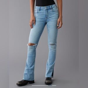 American Eagle High Rise Skinny Kick Jeans